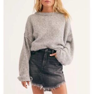 FREE PEOPLE Bailey denim skirt